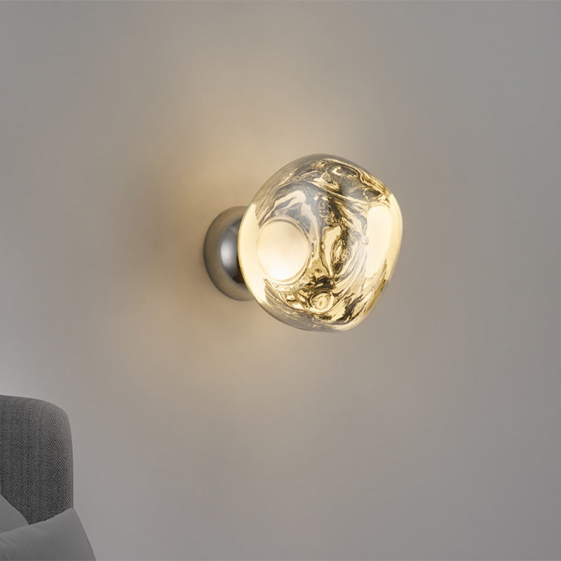 Lava Ball Acrylic Hardware Wall Lamp