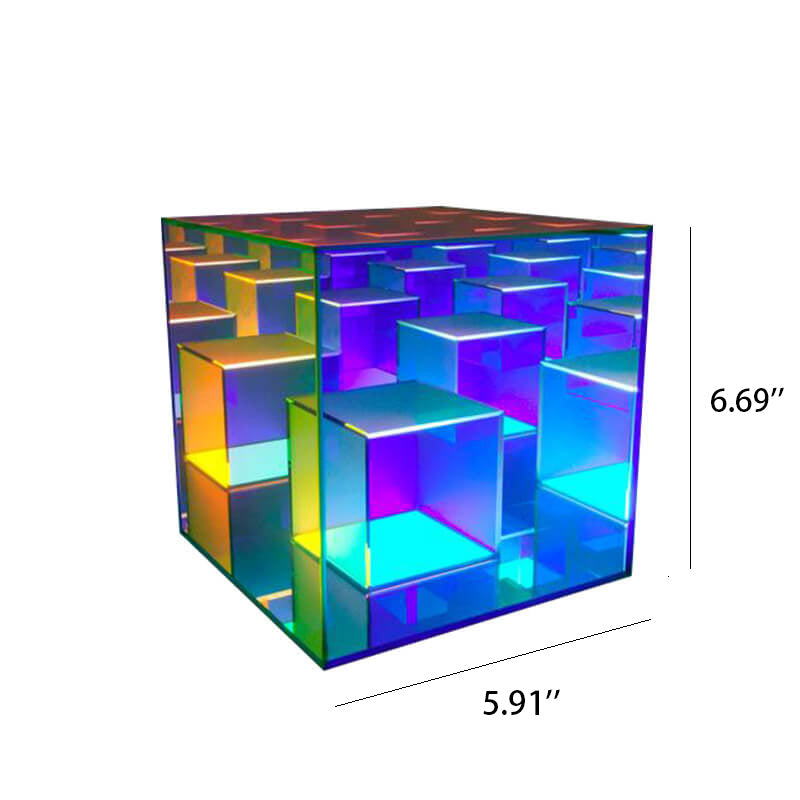 Stereo Rubik's Cube Night Table Lamp