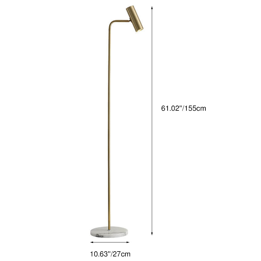 Industrial Iron Simple Base Floor Lamp