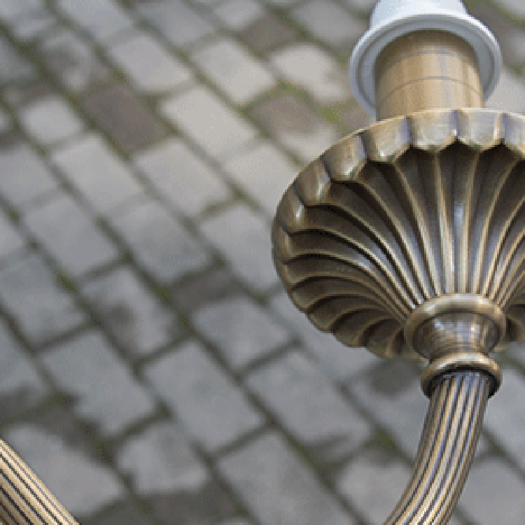 Cylinder Candelabra Curved Rod Wall Lamp