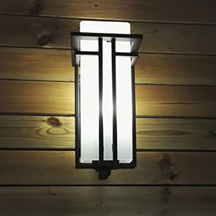 Rectangular Alloy Glass Patio Outdoor Light