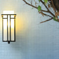 Rectangular Alloy Glass Patio Outdoor Light