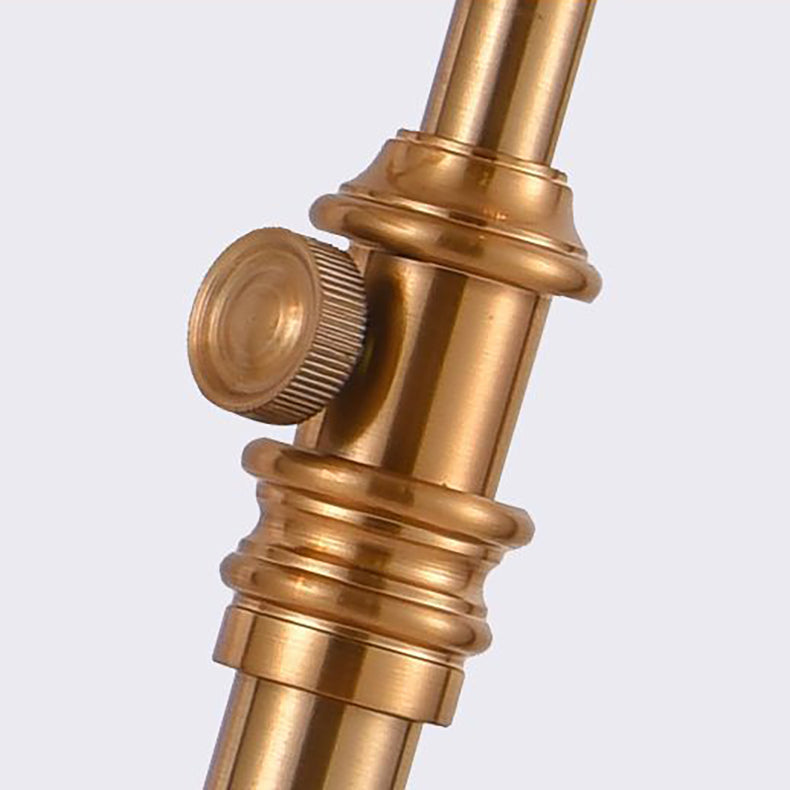 Rectangular Cylindrical Iron Bedroom Table Lamp
