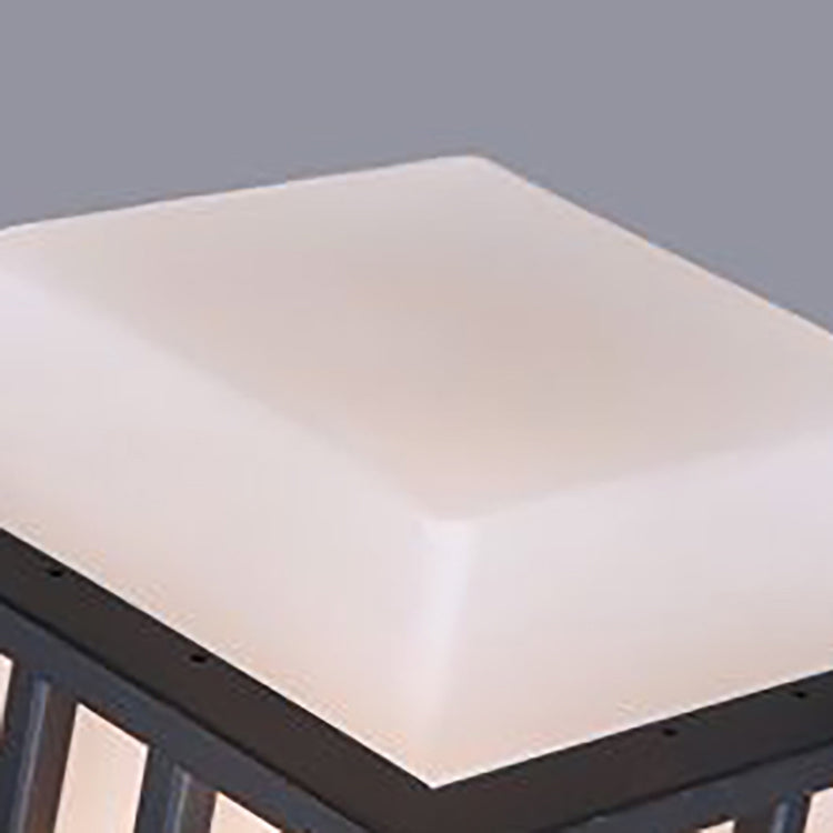 Rectangular Alloy Glass Patio Outdoor Light