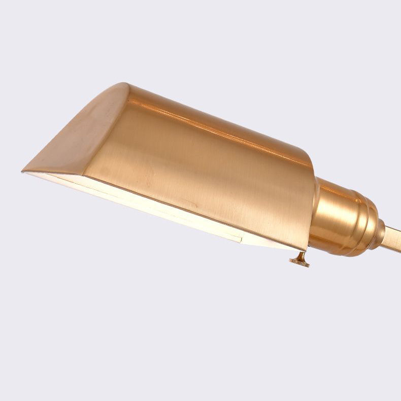 Rectangular Cylindrical Iron Bedroom Table Lamp