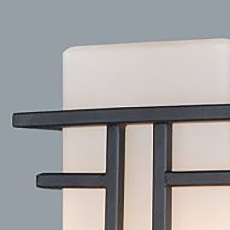 Rectangular Alloy Glass Patio Outdoor Light