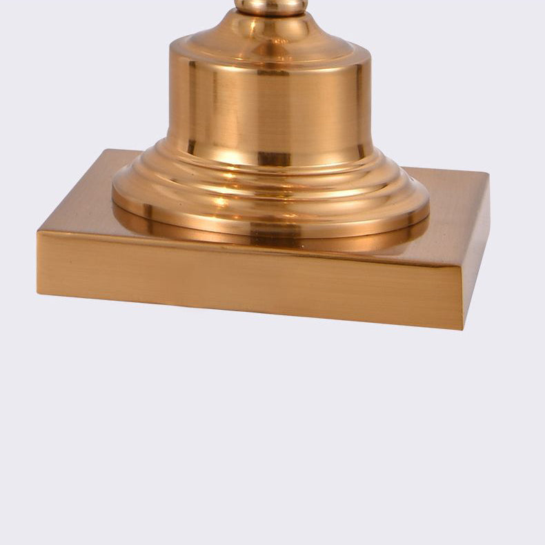 Rectangular Cylindrical Iron Bedroom Table Lamp