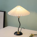 Danish Pleated Umbrella Bend Table Lamp