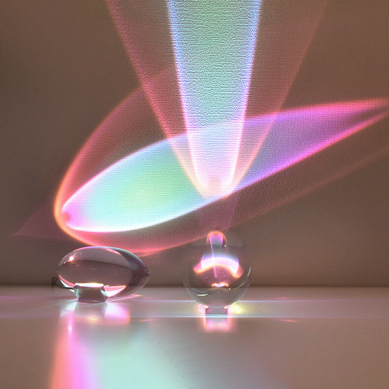 Crystal Projection Angel Eye Table Lamp