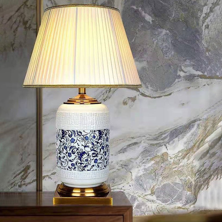 Cylinder Round Square Copper Table Lamp