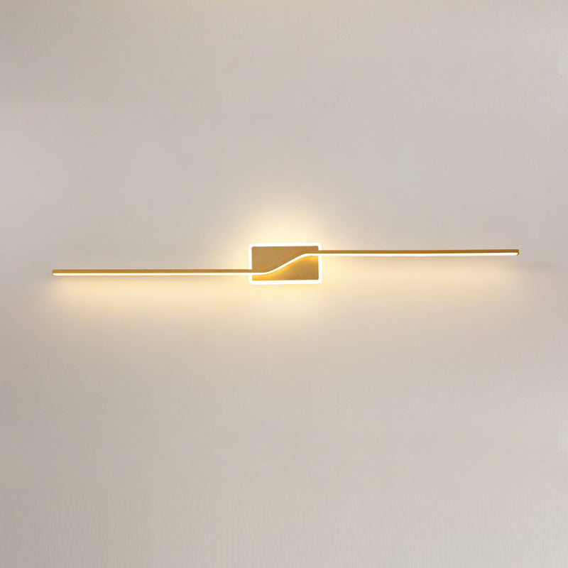 Bar Aluminum Silicone Acrylic Wall Lamp