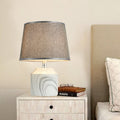 Cylinder Vase Ceramic Fabric Table Lamp