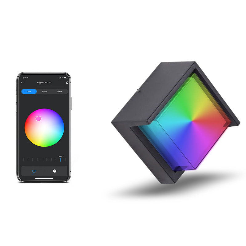 Smart Rhombus Aluminum App Outdoor Light