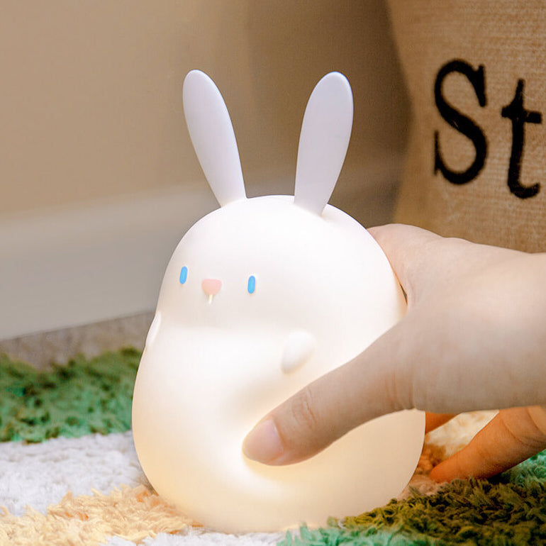 Cartoon Silicone Little Rabbit Table Lamp