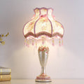 Romantic Fabric Tassel Table Lamp