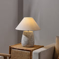 Ceramic Jar Linen Fabric Table Lamp