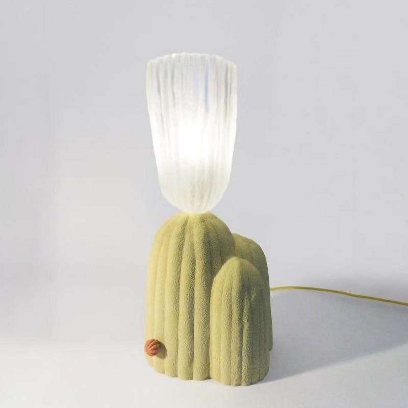 Cactus Resin Glass Living Table Lamp