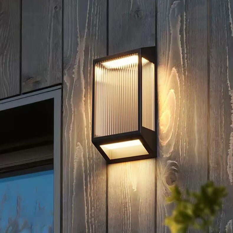 Trapezoidal Stainless Steel Acrylic Outdoor Light
