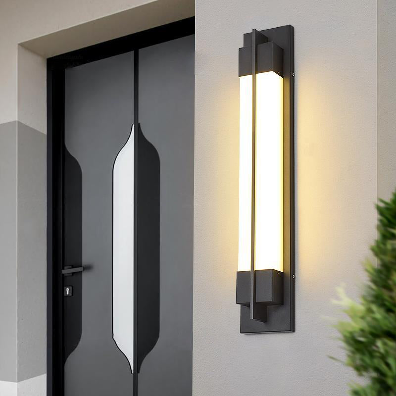 Imitation Marble Rectangle Acrylic Outdoor Light