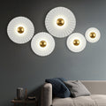 Round Scallop Hardware Living Wall Lamp
