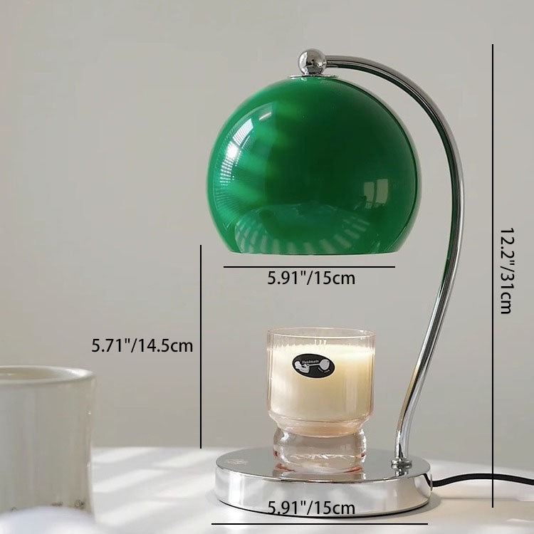 Iron Stainless Steel Round Table Lamp
