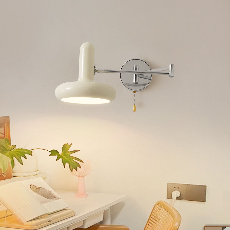 Wrought Iron Disc Living Wall Lamp