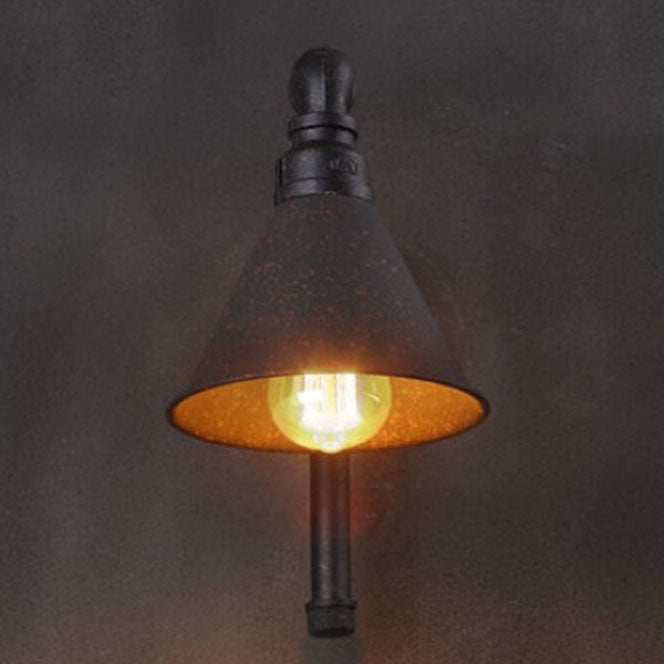 Plumbing Cone Iron Wall Lamp