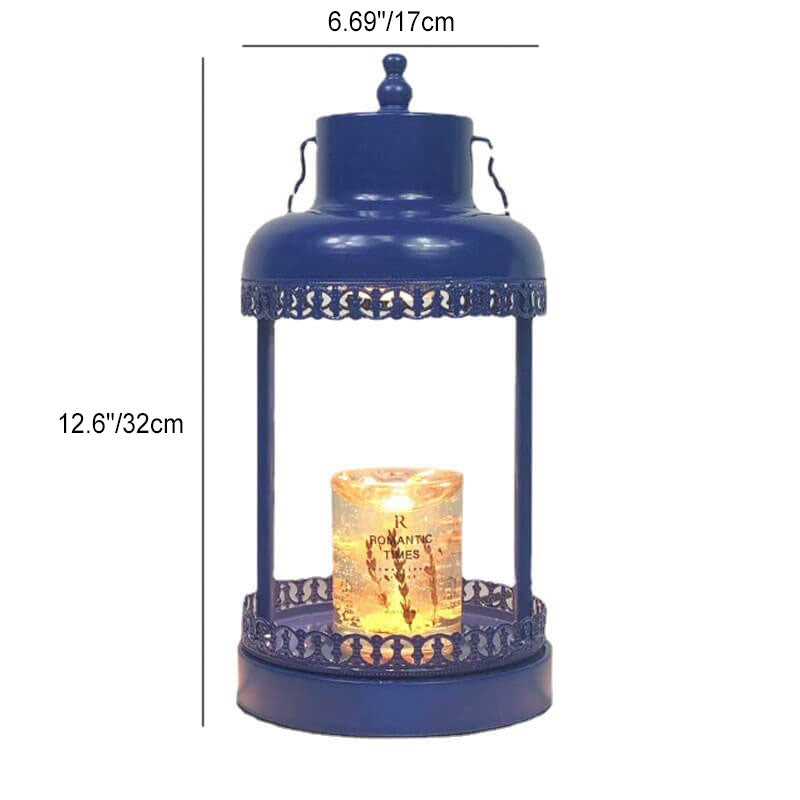Romantic Metal Column Melting Table Lamp