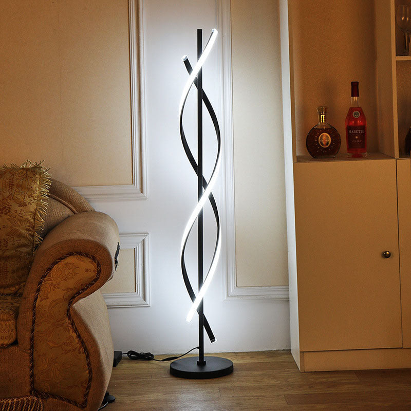 Minimalist Spiral Floor Lamp
