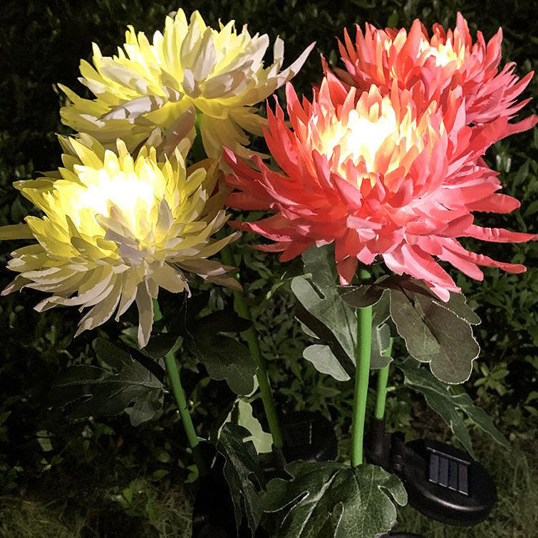 Simulation Chrysanthemum Decorative Lawn Outdoor Light