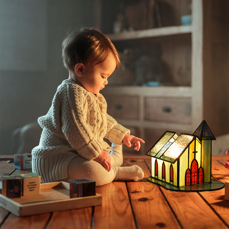 Glass House Chapel Night Table Lamp