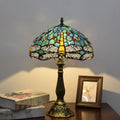 Dragonfly Stained Glass Study Table Lamp
