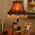 Horse Round Trapezoidal Resin Table Lamp