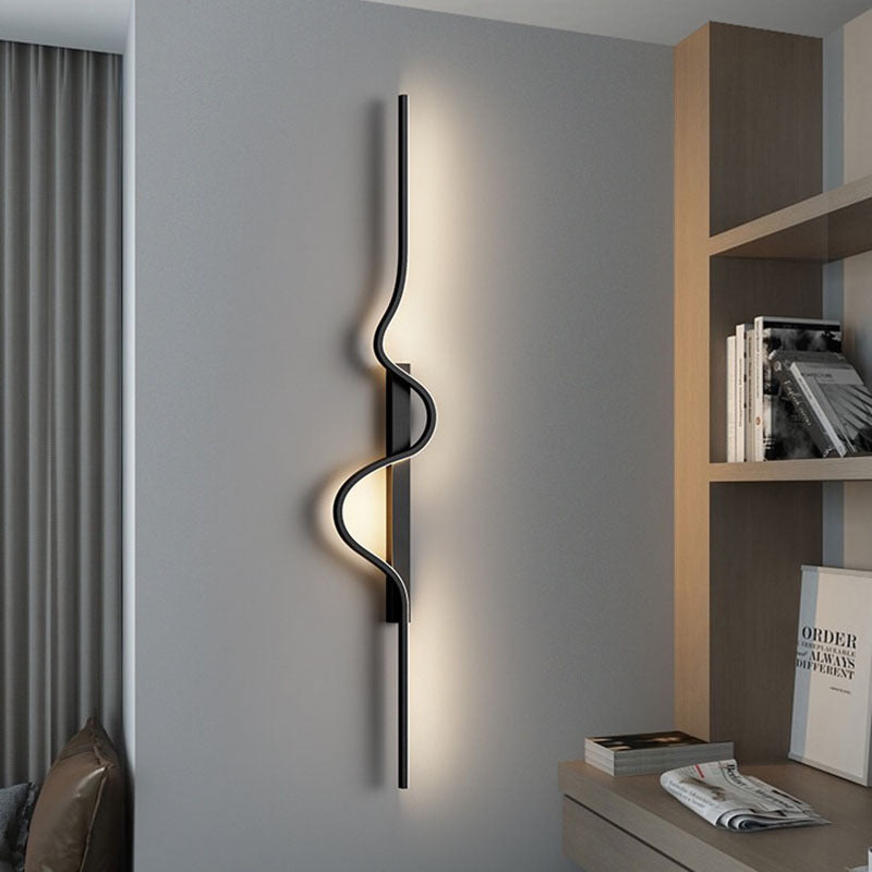Aluminum Corrugated Strip Iron Wall Lamp