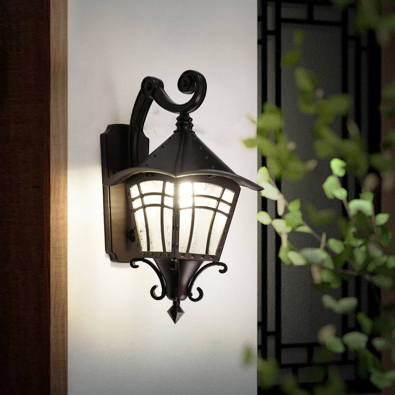 Aluminum Glass Cone Cylinder Outdoor Light