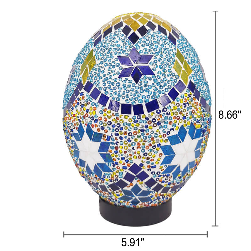 Turkish Handcrafted Mosaic Glass Table Lamp
