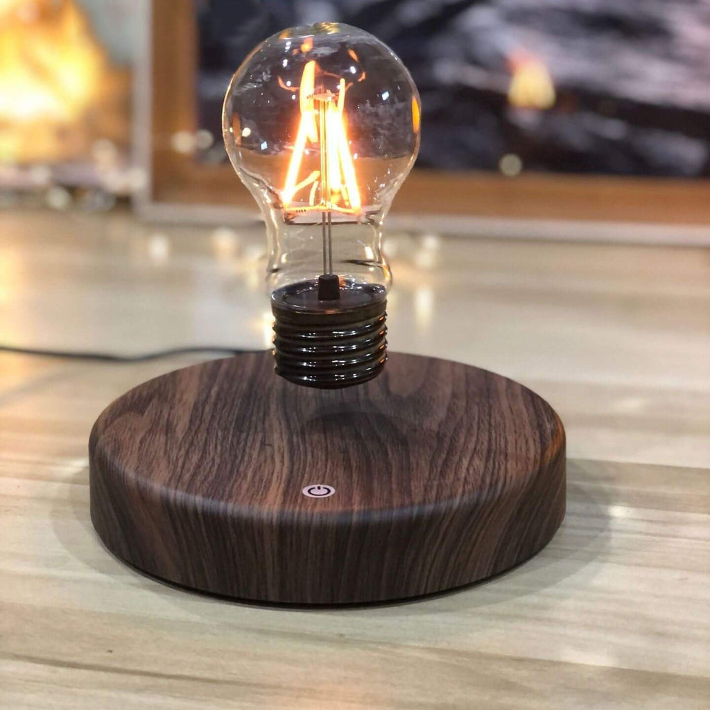 Levitation Walnut Decorative Table Lamp