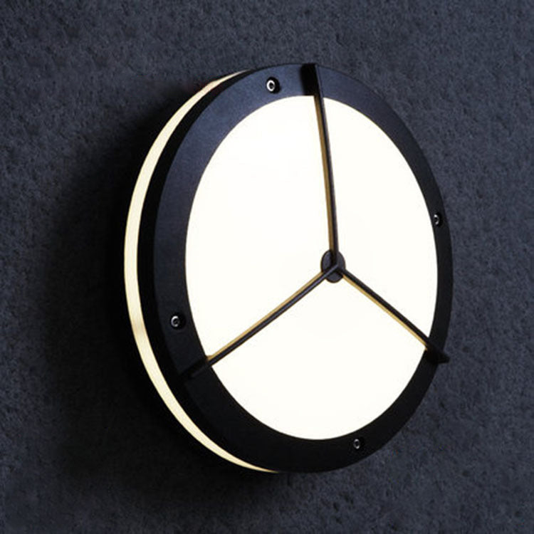 Aluminum Acrylic Circle Round Outdoor Light