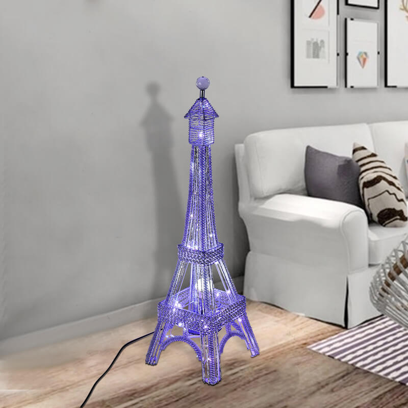 Decorative Aluminum Tower-Shaped Floor Lamp