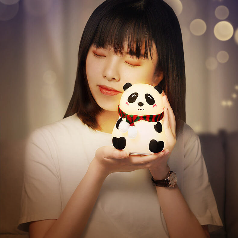 Childlike Cartoon Mini Panda Table Lamp