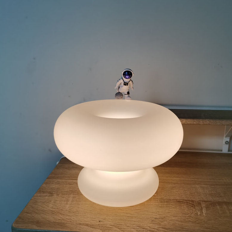 Donut Design Glass Table Lamp