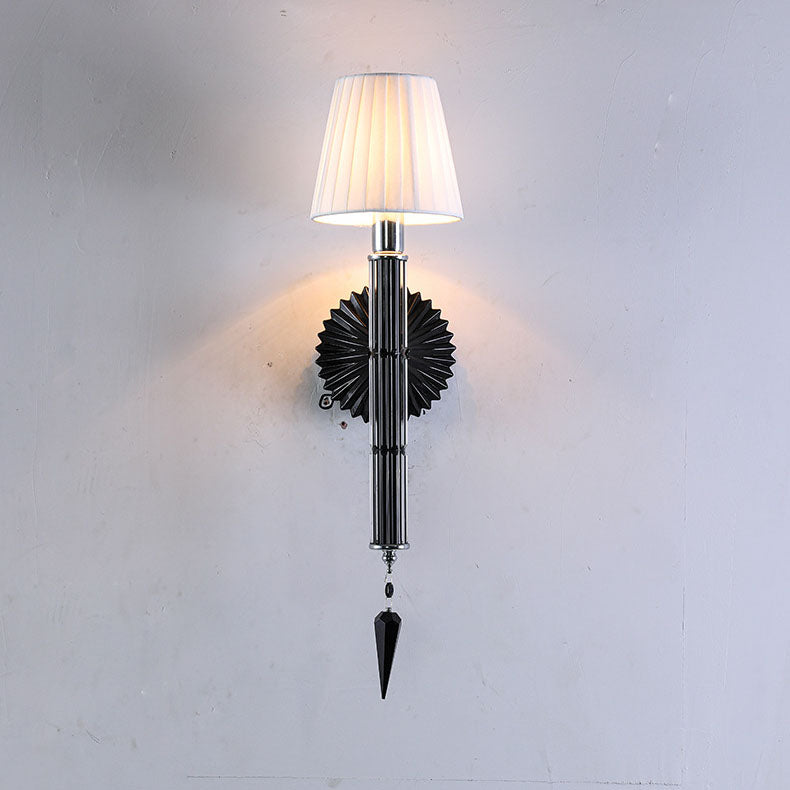 Crystal Fabric Wall Lamp