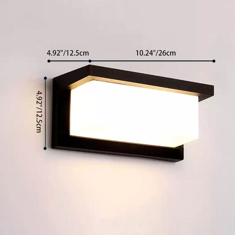 Rectangular Sensor Outdoor Light