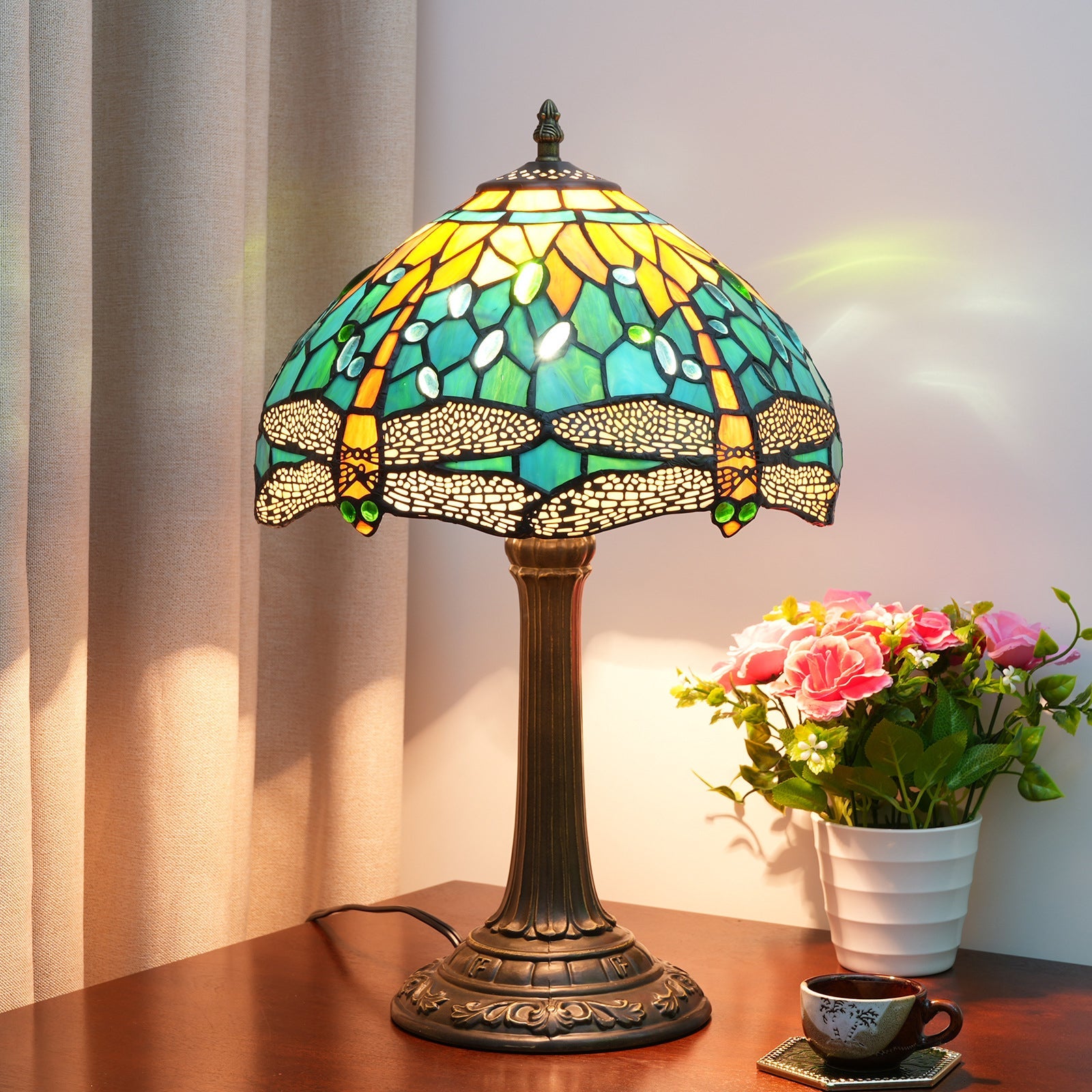 Half Ball Cylinder Disc Table Lamp