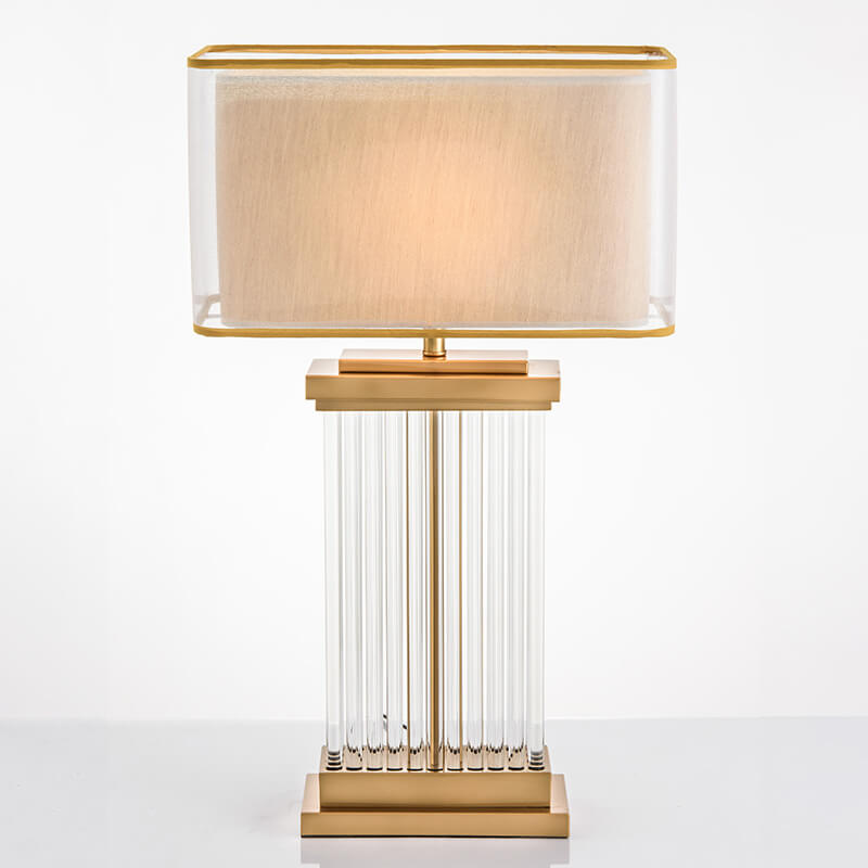 Square Hardware Table Lamp