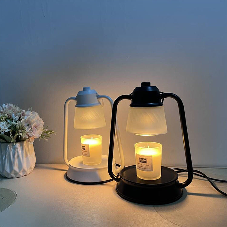 Round Glass Hardware Melting Table Lamp