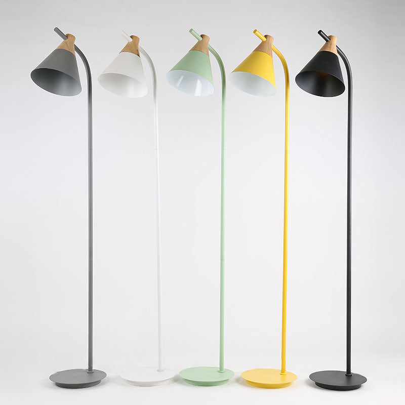 Nordic Creative Macaron Cone Floor Lamp