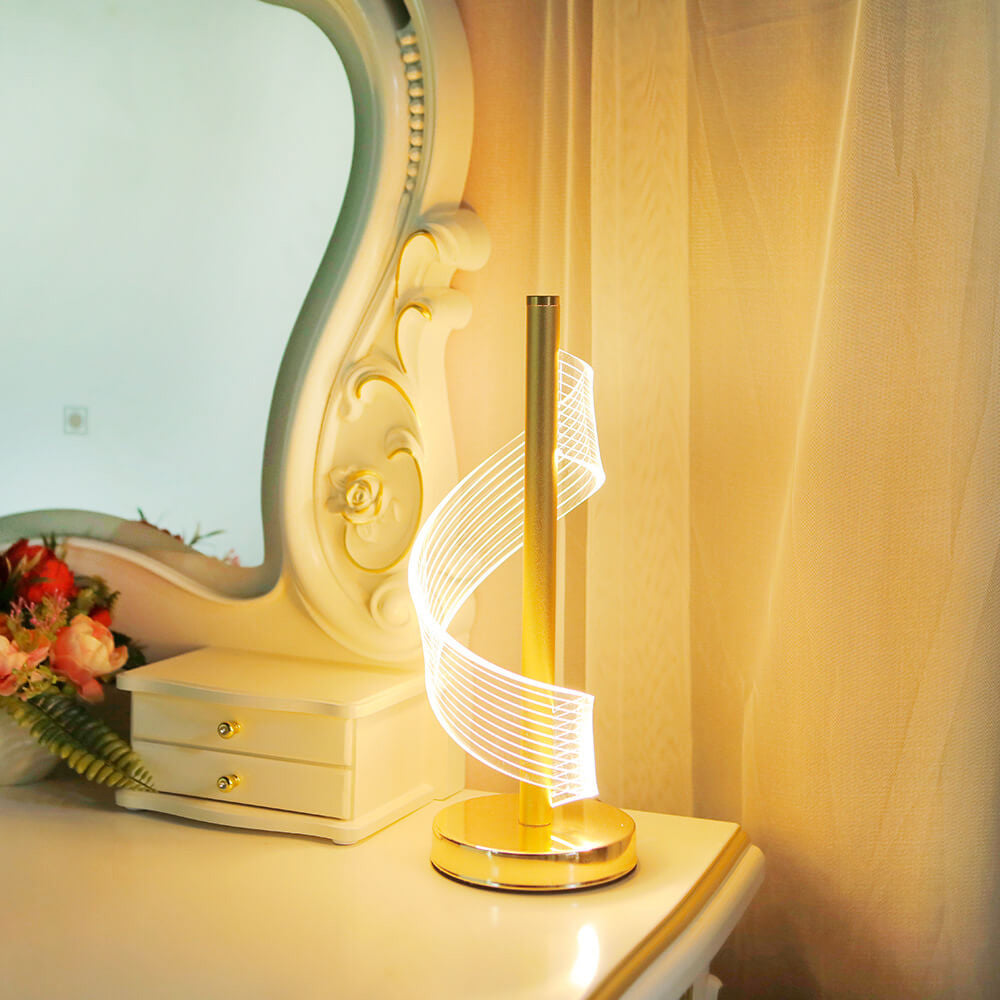 Acrylic Curve Table Lamp
