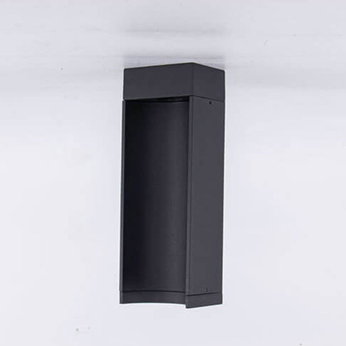 Simple Square Lawn Aluminum Outdoor Light