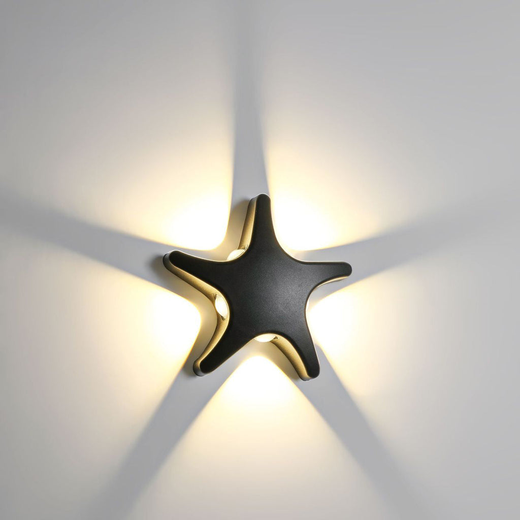Aluminum Starfish Design Patio Outdoor Light
